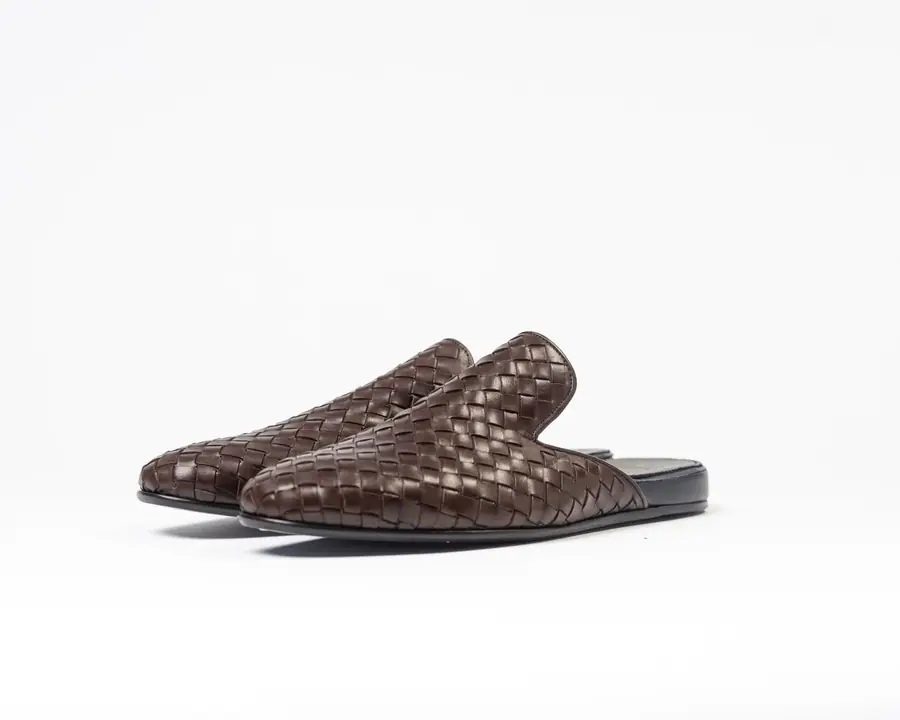 Woven Basket Half Shoe