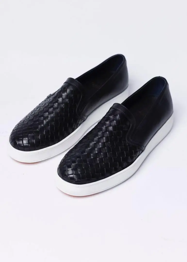 Woven Basket Loafers